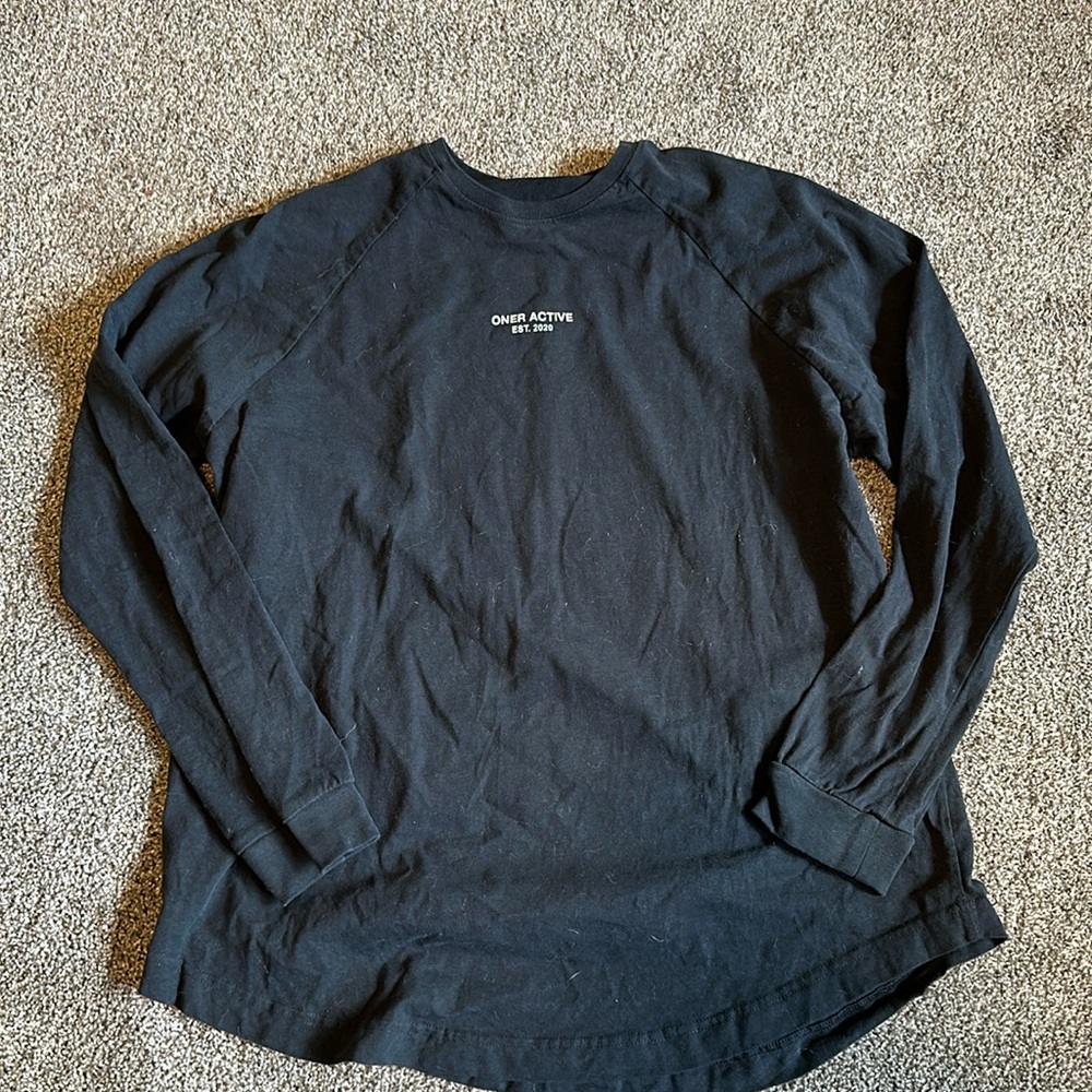 Oner active long sleeve tshirt - black